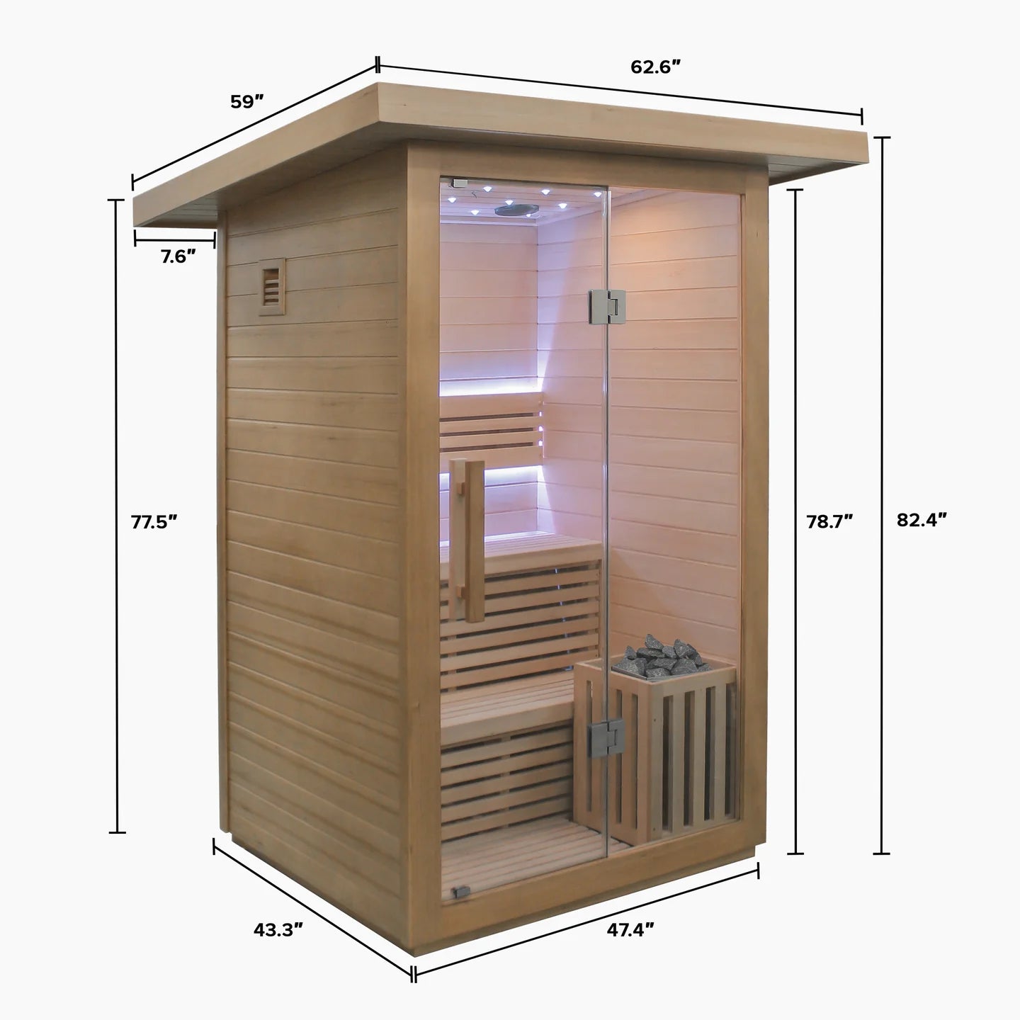 Revive 2 Person Sauna