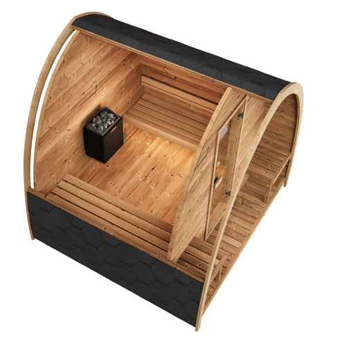 Sauna Life Model G3 Outdoor Home Sauna Kit